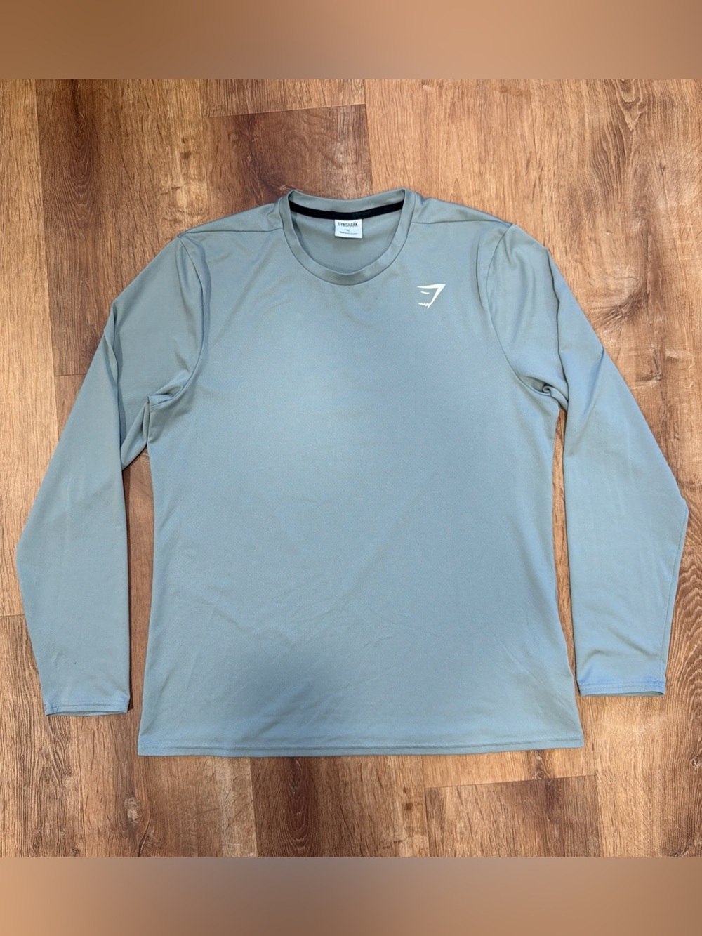 Gymshark Men’s Long Sleeve Crew Arrival T-Shirt Gray Training Gym Workout